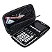 For Graphing Calculator Texas Instruments TI-84 / Plus CE 83 85 Hard Carrying Case Travel Bag Protective Pouch Box -Extra Room for Pen and Accessories
