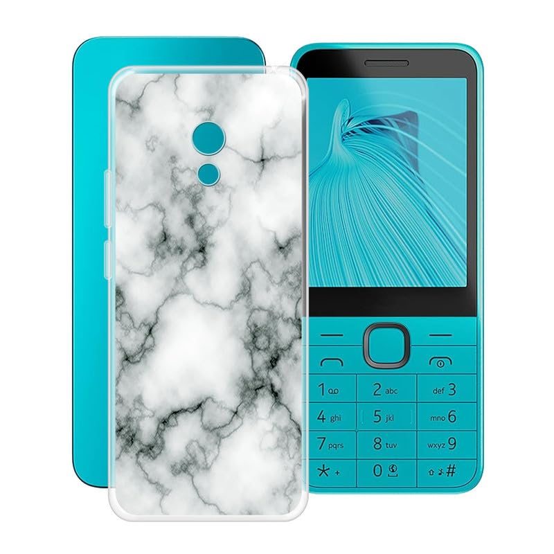 HGJTFANY Phone Case for Nokia 235 4G 2024 (2.8"), Ultra-Thin Clear Shockproof Cover, Soft Silicone TPU Bumper Protective Shell for Nokia 235 4G 2024 - WM73