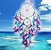 Blue Red Dream Catcher Wall Hanging Decorations, Malicosmile Indian Large Colorful Dream Catchers Feather Decor for Room