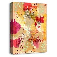 Canvas Wall Art Construction Sketches Canvas Prints Home Artwork Decoration for Living Room,Bedroom - 12x18 inches