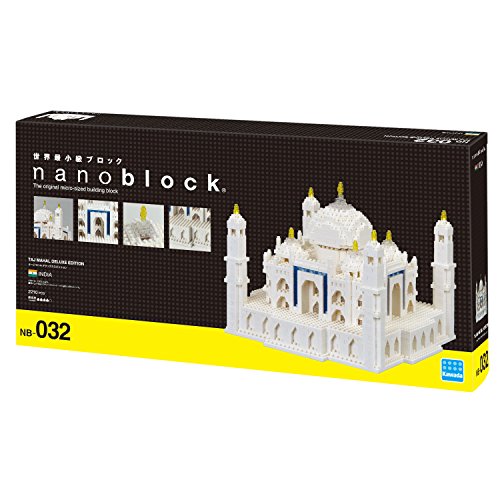 Nanoblock Taj Mahal Deluxe Building Set (2210 Piece)