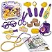 Li'l-Gen Doctor Kit for Kids, 13 Piece Kit with Toy Stethoscope Plus Case - Pretend Play for Boys and Girls Age 3+ - Includes Oliver's Day as a Doctor Book