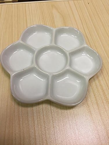 Artist 7-Well Flower Porcelain Watercolor Palette