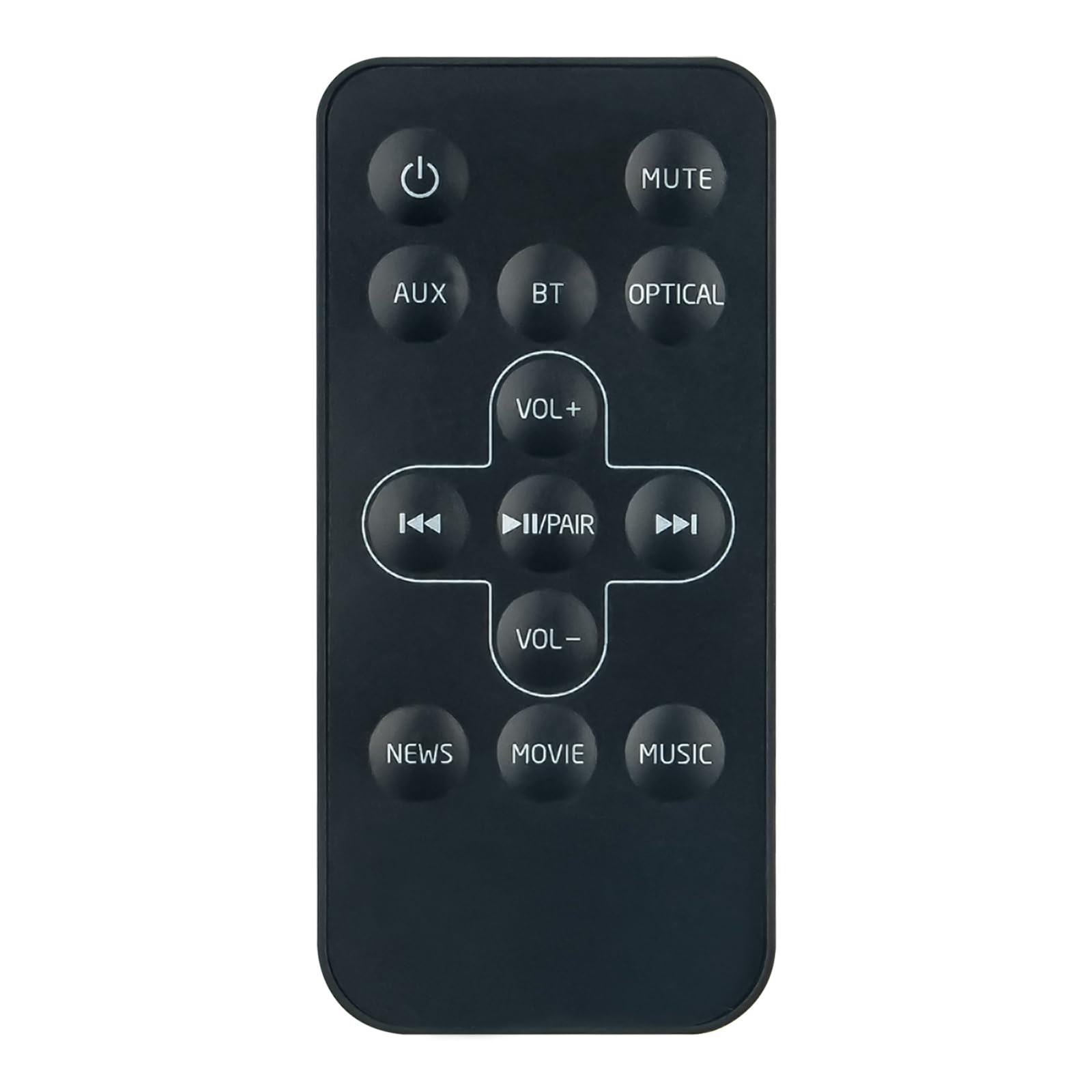 Photo 1 of WINFLIKE New Soundbar Replacement Remote Control fit for Toshiba for Sharp 2.0 2.1Channel Bluetooth Sound Bar System Remote Controller