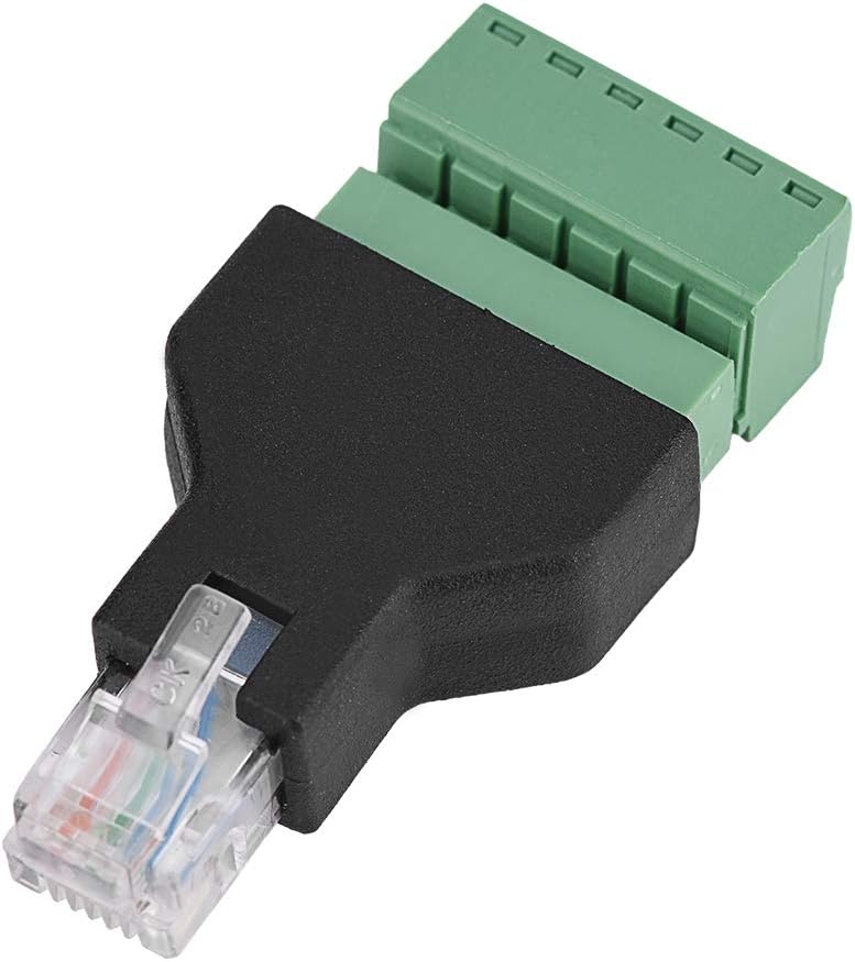 Dpofirs RJ12 Male to Screw Terminal Adapter