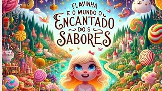 Livro Flavinha e o Mundo Encantado dos Sabores