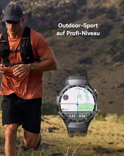 Watch GT 6 Pro Smartwatch, GPS Sportuhr mit EKG, 46mm, Schwarz