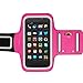 KHOMO Amazon Fire Phone Armband Case - Sweat Proof Sport Armband + Key Holder for Amazon Fire Phone - Pink