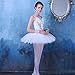 KAI-ROAD Women Professional Ballet Tutu Costume Hard Organdy Platter 8 Layer Skirt (Small)