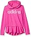 Adidas Little Girls' On The Go Melange Hoodie, Neon Pink, 5