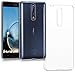 kwmobile Crystal Case for Nokia 8 - Soft Flexible TPU Silicone Protective Cover - Transparent