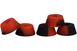 Teak Tuning Bubble Bushings Pro Duro Series, Red and Black Swirl - Loose (61A) - Custom Molded Fingerboard Tuning