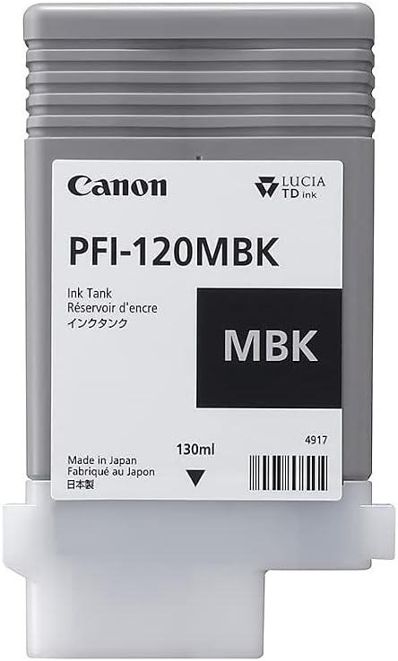 Canon PFI-120 Matte Black Ink Cartridge 1pc Original