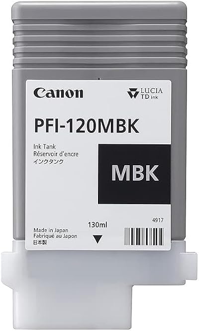 Canon PFI-120 Matte Black Ink Cartridge 1pc Original