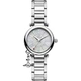 Vivienne Westwood Women's VV006PSLSL Orb Mother of Pearl Silver Analog Display Swiss Quartz Watch