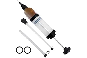 Oil Extractor Pump 200ml/500ml/1500-1.5L Brake Syringe | Dual-Purpose Suction Tool for Transmission Engine Coolant | Transfer