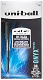 uni-ball ONYX Rollerball Pen, Fine Point (0.7mm), Blue, 72 Count