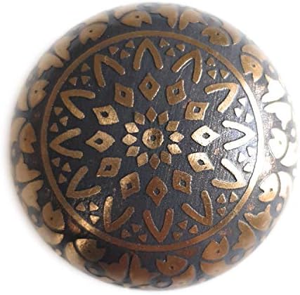 French Furniture Fittings Set of 6 Brass Grey Fish Knobs, Kitchen Cabinet Pull Knobs for Cupboard Chest, Furniture - Image 5