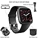 Ouwegaga Compatible for Fitbit Versa 2 Bands Versa Lite Bands Straps Black Small