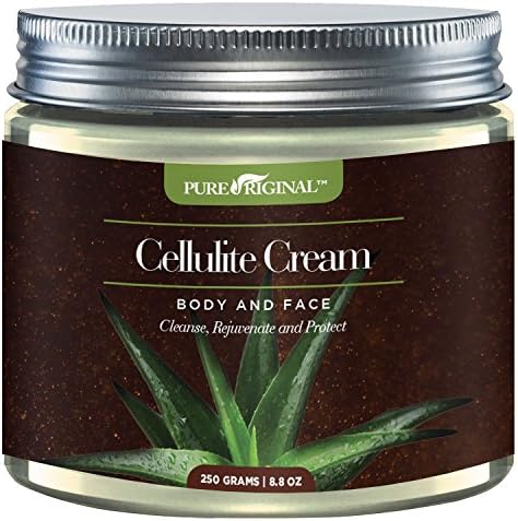 Organic Best Anti Cellulite Cream- Body Firming Anti-Cellulite Massage Gel Treatment- 100% All-Natural Ingredients for Deep Skin Toning- Cleanse, Rejuvenate, Reduce &amp; Prevent Cellulitis
