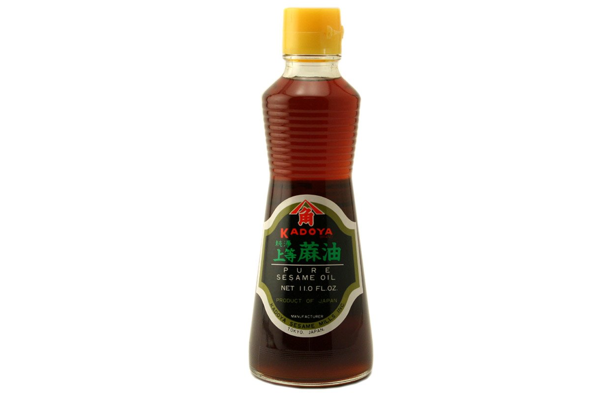 Kadoya Brand 100 Pure Hot Sesame Oil (5.5 OZ) Hot Chili