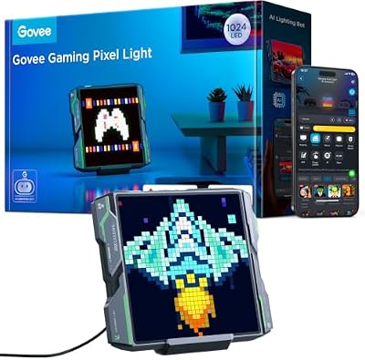 Pixel Licht Gaming Quadrat, 32x32 RGB Pixel Art LED Panel