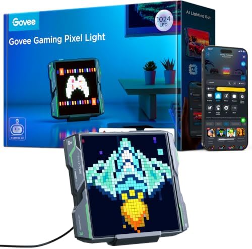 Pixel Licht Gaming Quadrat, 32x32 RGB Pixel Art LED Panel