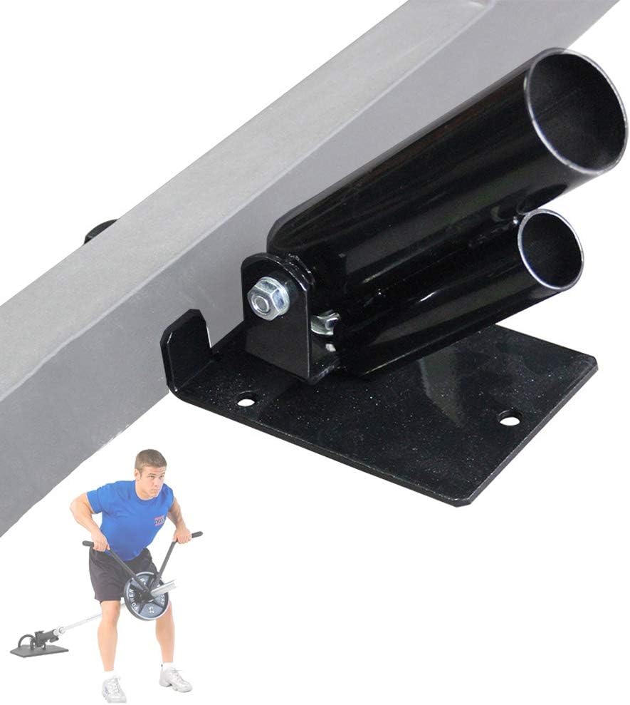 EnweNga T Bar Row Platform Landmine Grappler, with Full 360 Degrees Rotation Ability, for Easy Use in Small Spaces - Great for Back Exercises