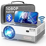 Projector with 5G WiFi and Bluetooth, Native 1080P