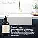 Como Bath Co. Alcohol Free Hand Sanitizer Antibacterial Gel with Aloe Vera 16oz