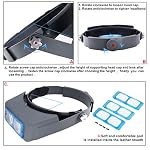 518M1d2RjzL. SS150 Headband-Magnifier-Double-Lens-Head-Mounted-Reading-Magnifier-Loupe-Jewelry-Visor-Opitcal-Glass-Binocular-Magnifier-with-Lens-Magnification-15X-2X-25X-35X