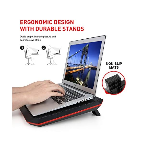 Gamenote-Laptop-Cooling-Pad-for-12-17-Inch-Laptop-with-4-Quiet-Cooling-Fans-Ergonomic-Comfort-Notebook-Cooler-Light-weight-Gaming-Laptop-Cooler-Stand Gamenote Laptop Cooling Pad for 12-17 Inch Laptop with 4 Quiet Cooling Fans, Ergonomic Comfort Notebook Cooler, Light…