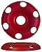 King Arthur's Tools Original and Patented Round Medium Red Holey Galahad Tungsten Carbide Disc for Woodworking, Shaping, and Smoothing - Fits most Standard 4 1/2