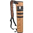 KRATARC Archery Lightweight Back Arrow Quiver Dual Use Hip Arrows Bag with Molle System Foldable Compact Hanged for Target Sh