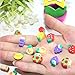 Nicolarisin Eraser Set, 100PCS Novelty Mini Fruit Rubber Pencil Eraser Stationery Kids Children Gifts Party Favors Carnivals Easter Egg and School Supplies