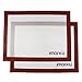 Imarku Silicone Baking Mat Set of 2,Non-Stick,Heat Resistant, Durable Bakeware ,Ideal for Macaron/Pastry/Cookie/Bun/Bread Making - (11 5/8