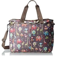 LeSportsac Ryan Baby Diaper Bag,Zoo Buddies,One Size