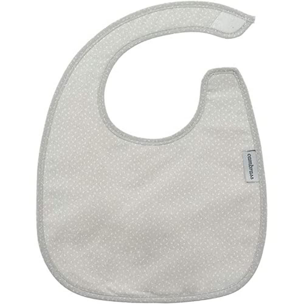 Cambrass Square Bib Velcro Sky Grey/Rain 20X26 Cm