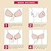 WELOVE Invisible Bra Self Adhesive Bra Strapless Backless Silicone Push-up Bras (D, Black 2)