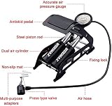 WEIDMAX Double Barrel Floor Pump 160 PSI with Gauge & Dual Cylinder view 7