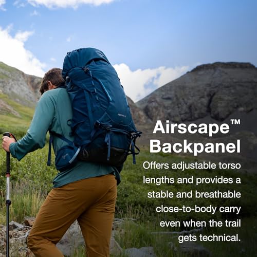 Osprey Kestrel Herren Rucksack, 48L, Atlas Blue, L/XL thumbnail 3