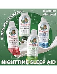 MaryRuth - Multimineral de sueño líquido con magnesio y cítricos de calcio - Piña - Vitaminas...