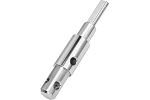 DUCKCOWSC Two Stage Auger Adapter Ice Auger Drill Attachment Fits for 3/4" 7/8" Internal Diameter of Auger Shaft, Ideal for Ice Fishing, Garden Hole Digging and Soil Drilling