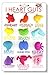 I Heart Guts Happy Organ Eraser Variety Pack of 12