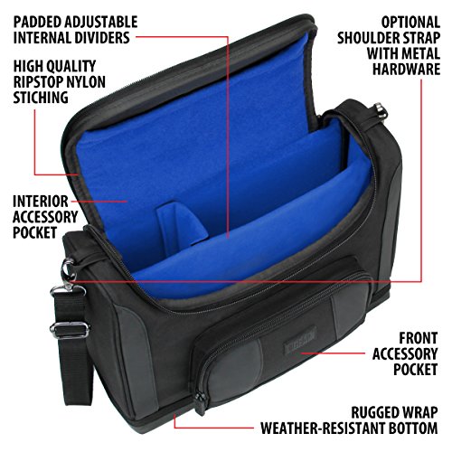 USA GEAR Mini Projector Case S7 Pro Portable Projector Bag Carrying
