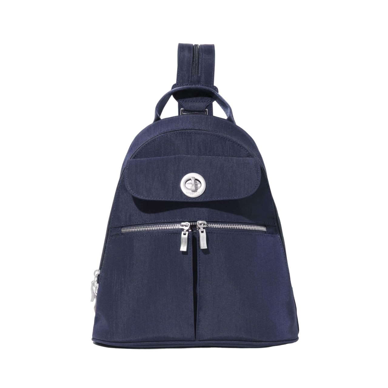Baggallini Naples Convertible Small Daypack Sling Crossbody, French Navy