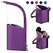Makeup Brush Bag Travel Brushes Case Pouch Organizer Holder Dustproof for Women and Girls (Purple)