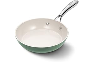 KOCH SYSTEME CS 8 Inch Non Stick Frying Pan, 20cm Ceramic Frying Pan, Omelette Skillet, Induction Compatible, Dishwasher & Ov