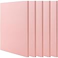 ZEONHEI 5 PCS Pink A4 Rubber Carving Blocks, 8.3 x 11.8 Inch Large Stamp Carving Blocks, Soft Rubber Stamping Block, Linoleum Blocks for Printmaking, Engraving Crafts