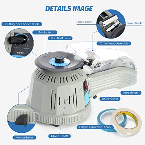 Frifreego Automatic Tape Dispenser, Electric Ribbon Cutting Machine Upgraded Silicone Wheel For 6 60mm Width Tape Ribbon Max Cutting Length 999mm 110v Unsuitable For Elastic Ribbons&pid=mzyzowexmw